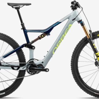 Orbea 2022 Rise H10 Electric Mountain Bike XL Iceberg Grey-Moondust Blue
