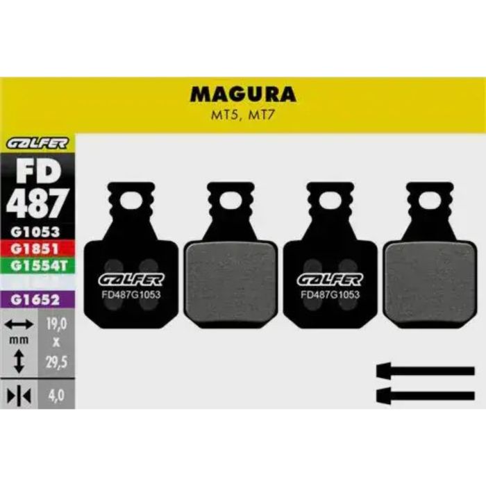 Galfer Standard Bike Disc Brake Pad - Magura MT5 and MT7