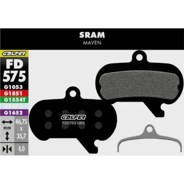 Galfer Standard Bike Disc Brake Pad - SRAM - Maven