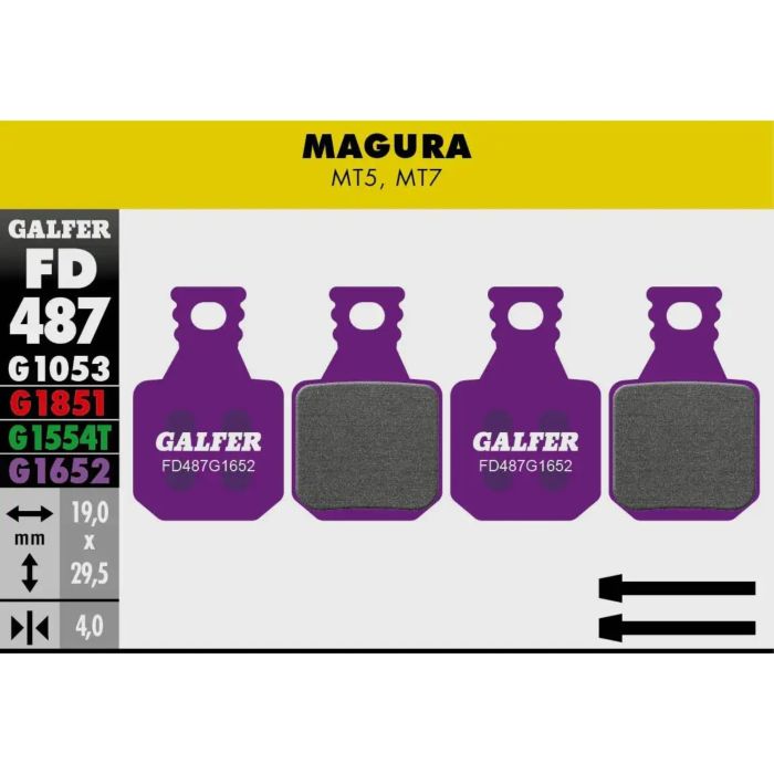 Galfer e-Bike Disc Brake Pad - Magura MT5 and MT7