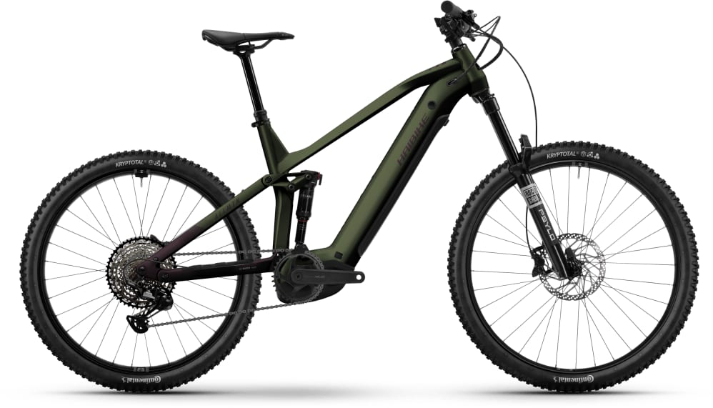 Haibike 2026 ALLMTN 6 Full Suspension Electric Mountain Bike L Green - Cycles UK