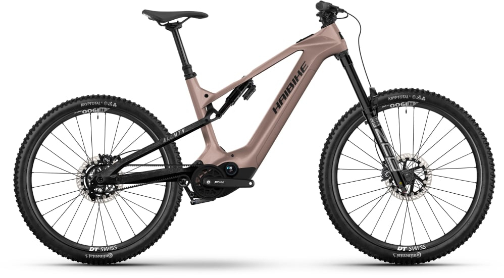 Haibike ALLMTN CF 11 TRN/IQ Full Suspension Electric Mountain Bike XL / 49CM rock/carbon/grey - gloss - Cycles UK