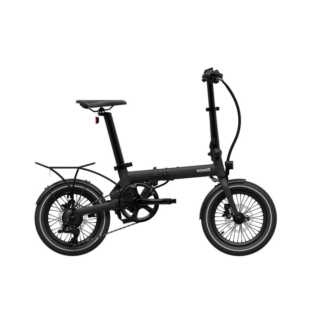 Eovolt Morning Folding Electric Bike 16in Wheel 2023 Onyx Black