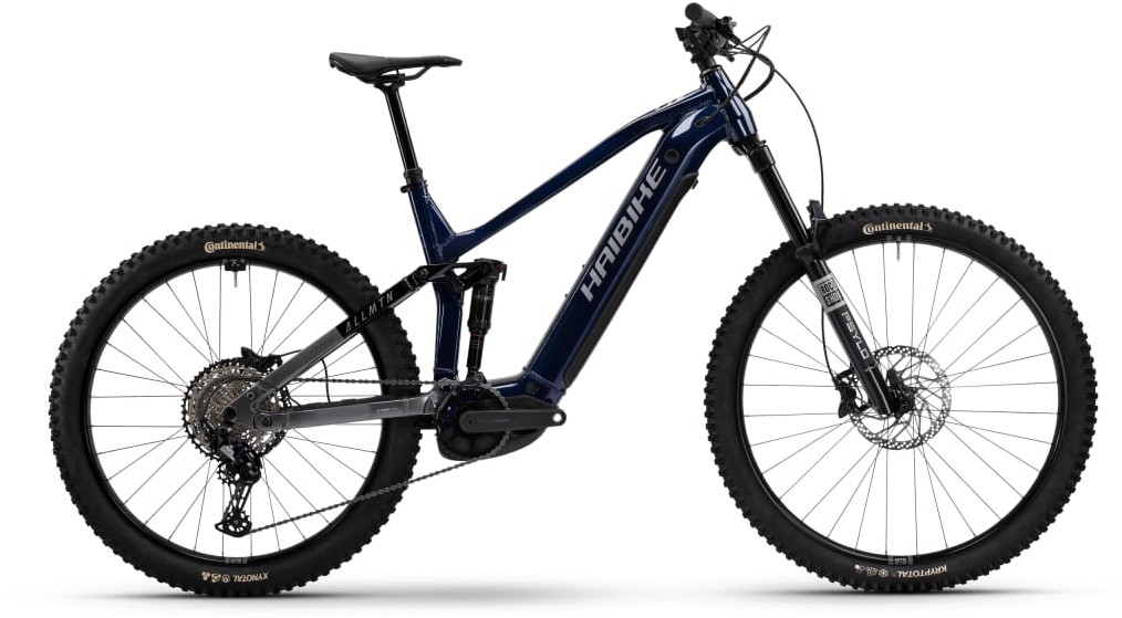 Haibike 2026 ALLMTN 6 Full Suspension Electric Mountain Bike XL Black - Cycles UK