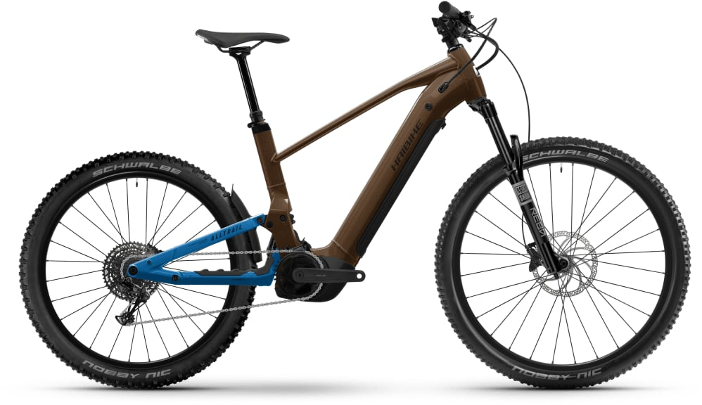 Haibike 2026 ALLTRAIL 6 Full Suspension Electric Mountain Bike XL Brown - Cycles UK