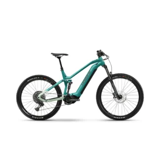 Haibike AllMtn 2 Electric Mountain Bike 2024 Aqua/Green/Black