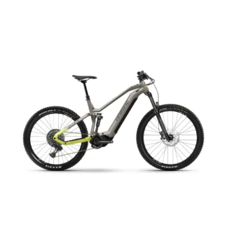 Haibike AllMtn 2 Electric Mountain Bike 2024 Grey/Lemon/Black