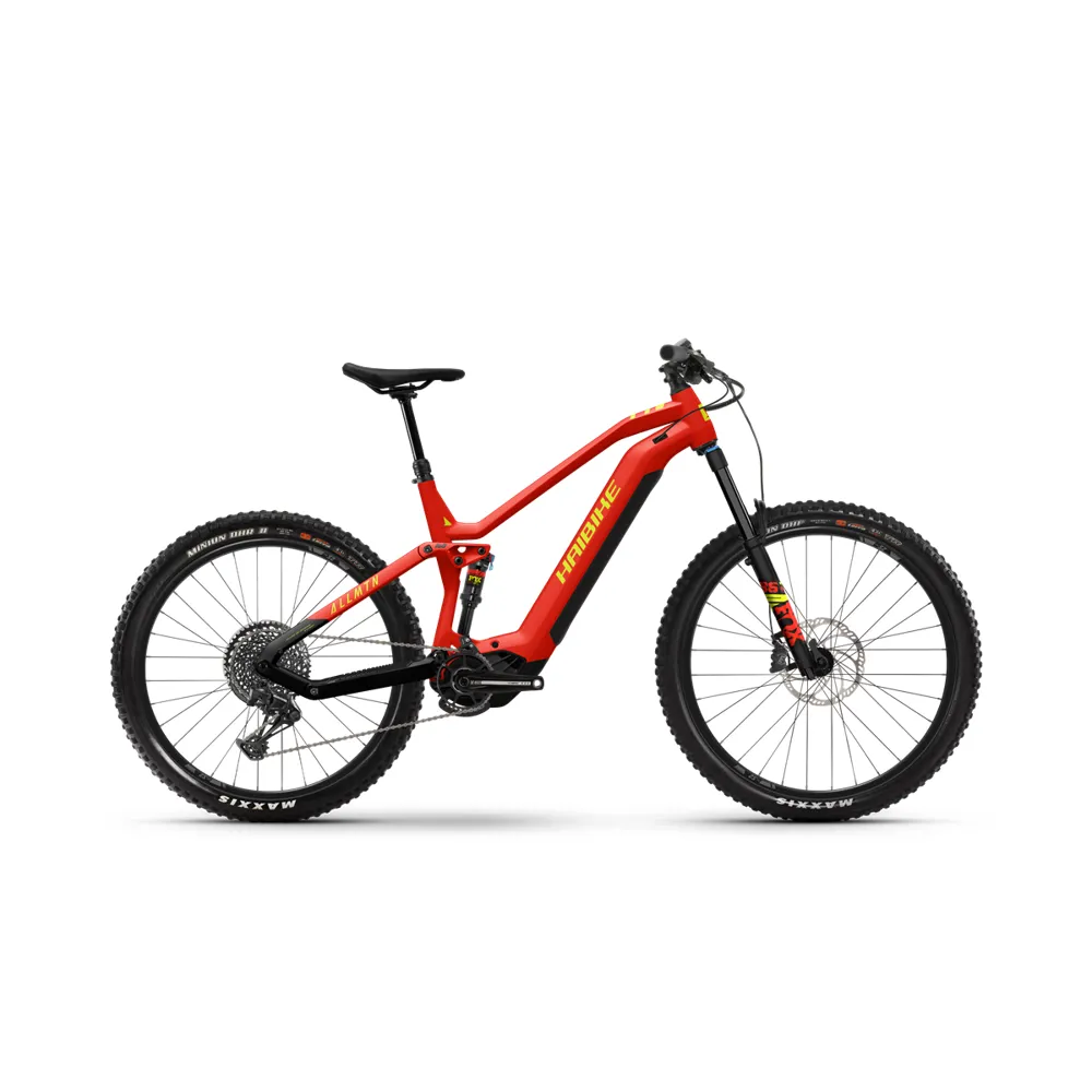 Haibike AllMtn 7 Electric Mountain Bike 2024 Matte/Red/Black/Neon