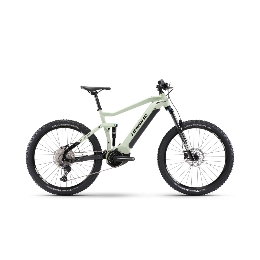 Haibike AllTrail 4 27.5 Electric Mountain Bike 2024 Gloss Honeydew