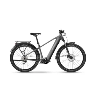 Haibike Trekking 4 High Electric Bike 2023 Dark Silver/Pearl