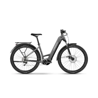 Haibike Trekking 4 Low Electric Bike 2023 Dark Silver/Pearl