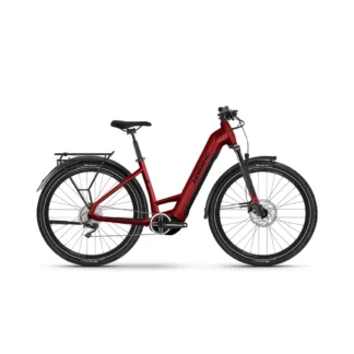 Haibike Trekking 5 Low Electric Bike 2024 Dynamite Red/Black