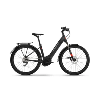 Haibike Trekking 6 Low-Step Electric Bike 2022 Matte/Black/Red