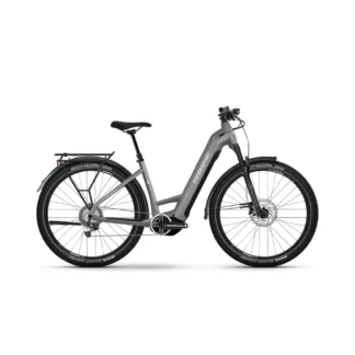 Haibike Trekking 7 Low Electric Bike 2024 Urban Grey/White