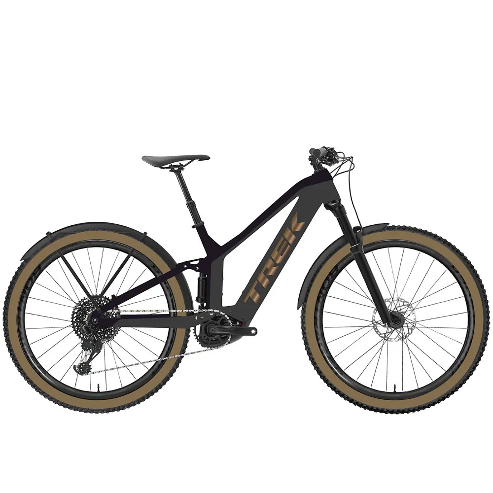 Trek Powerfly FS 9 Equipped Electric Mountain Bike 2022 Matte Black